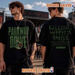 Parkway Drive The Killing Horizons Tour 2026 Killing With A Smile Tracklist T Shirt Two Sided