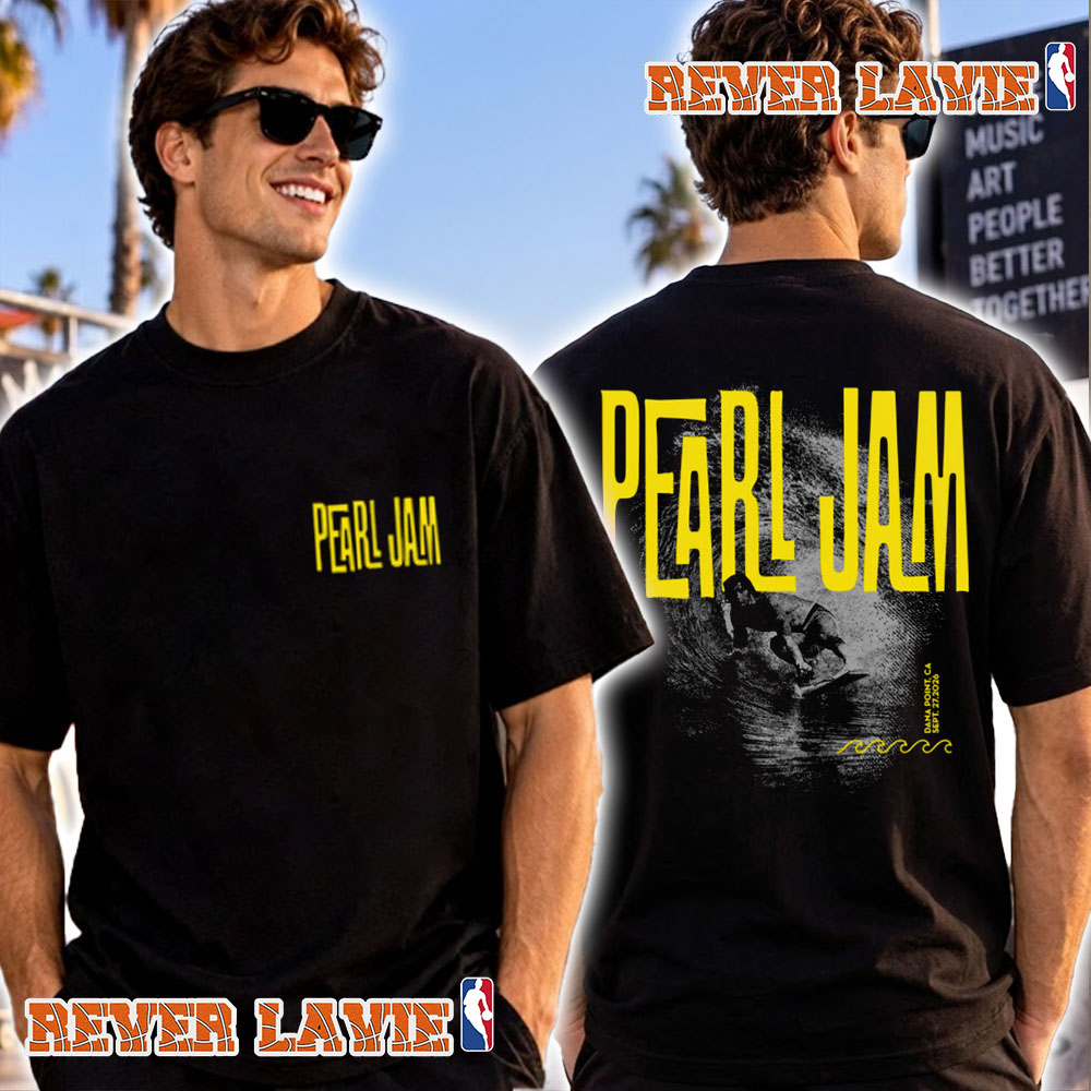 Pearl Jam Ohana Festival 2026 90s Barrel T Shirt Two Sided Pearl Jam Ohana Festival 2026 90s Barrel T Shirt Two Sided