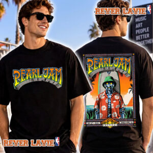 Pearl Jam Ohana Festival 2026 Event Poster At Dana Point CA On September 27 2026 T Shirt Two Sided