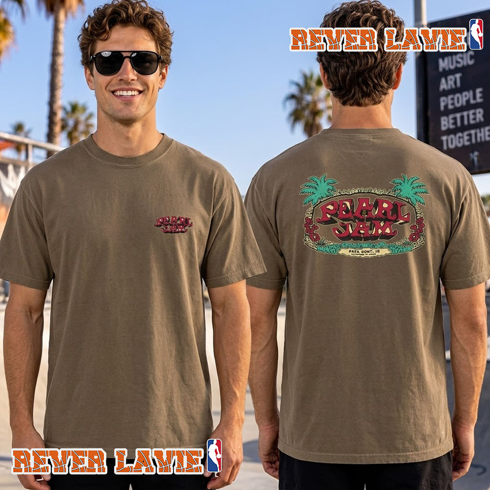 Pearl Jam Ohana Festival 2026 Wild Palms Tee At Doheny State Beach In Dana Point CA On September 27 2026 Unisex T Shirt Pearl Jam Ohana Festival 2026 Wild Palms Tee At Doheny State Beach In Dana Point CA On September 27 2026 Unisex T Shirt