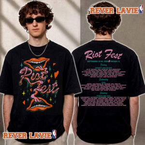 Riot Fest 2026 Tongue Tied Lineup Exclusive Tee In Chicago IL On September 18 20 2026 T Shirt Two Sided