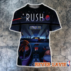 Rush Cleveland Ohio Venue Poster At Rocket Arena On September 17 To 19 2026 Fifty Something Tour 2026 All Over Print Shirt