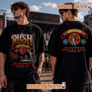 Rush Fifty Something Tour 2026 Montreal QC Exclusive Tee At Centre Bell On September 2 4 2026 T Shirt Two Sided