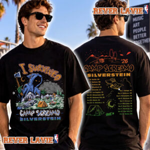Silverstein Camp Screamo Winter 2026 Schedule Tour Dates T Shirt Two Sided