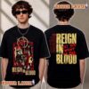 Slayer Minnesota Reign in Blood 40th Anniversary Tour 2026 Event Tee Skull Venue Dates Back T Shirt Two Sided