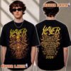 Slayer 40th Anniversary Of Reign In Blood Tour Schedule 2026 Do You Want To Die T Shirt Two Sided