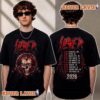 Slayer Reign In Blood 40th Anniversary 2026 Minnesota Tee Fire Goat King With Dates Back T Shirt Two Sided