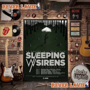 Sleeping With Sirens Latin America 2026 An Ending In Itself Tour Schedule Tour Dates Poster Decor