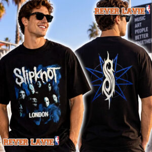 Slipknot 25th Anniversary London Event Tee Pop Up Merch At Wembley Stadium Graphic T Shirt Two Sided