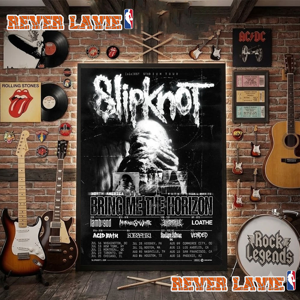 Slipknot sicEst Stadium Tour 2027 North America Schedule Tour Dates Poster Decor Slipknot sicEst Stadium Tour 2027 North America Schedule Tour Dates Poster Decor