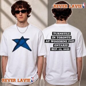 Turnstile In Toronto The Never Enough Tour Pt 2 At Woodbine Park Ontario On September 12 2026 T Shirt Two Sided