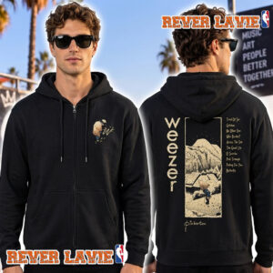 Weezer Pinkerton Mountain Unisex Zip Hoodie
