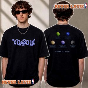 Yoasobi Super Planet Schedule Venue Navy Dome Tour 2026 27 T Shirt Two Sided
