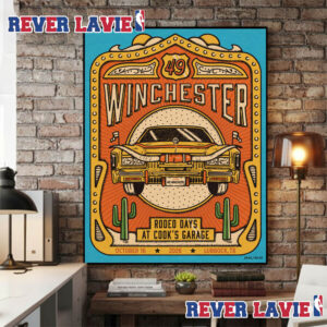 49 Winchester Live Concert 2026 At Cook’s Garage In Lubbock Texas On October 16 2026 Poster Canvas