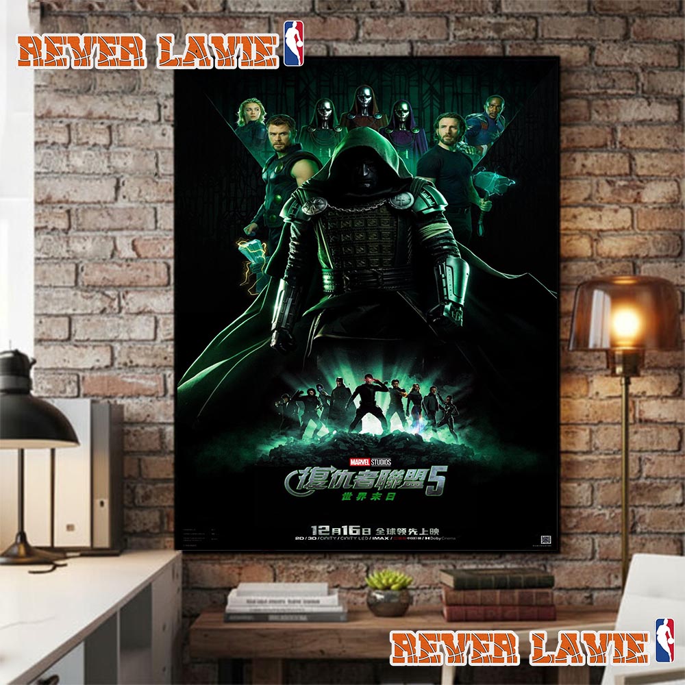 Avengers Doomsday 2026 New China Poster In Theaters On December 18 2026 All Characters Poster Decor Avengers Doomsday 2026 New China Poster In Theaters On December 18 2026 All Characters Poster Decor