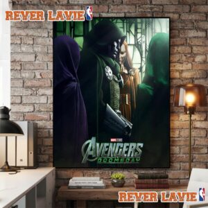 Avengers Doomsday 2026 New Look At Doctor Doom With The Latverian Witches December 18 2026 Poster Decor