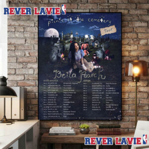 Bella Poarch Picnic At The Cemetery In North America And Europe 2027 Tour Dates Poster Canvas