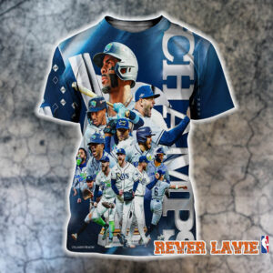 Celebrates Tampa Bay Rays Champions 2026 American League Coming To MLB World Series All Over Print Shirt