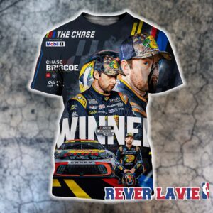 Chase Briscoe Joe Gibbs Racing Nascar Cup Series 2026 Celebration Winner All Over Print Shirt
