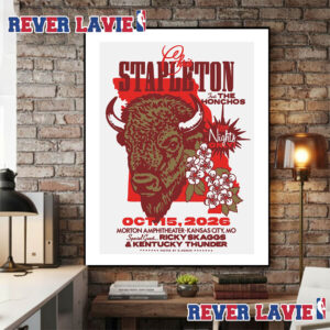 Chris Stapleton Morton Amphitheater Kansas City Mo October 15 2026 Poster Canvas