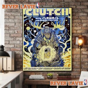 Clutch Band Venue Poster At House Of Blues On October 22 2026 New Orleans Poster Decor