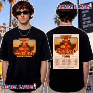 Corey Kent Heartland Rock And Roll Tour 2027 With Tylar Nance And Jacob Hackworth In North America Tour Dates 2027 Unisex T Shirt Two Sided