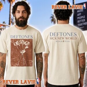 Deftones Sick New World Exclusive Tee Roses Flower 2026 On October 24 2026 At Texas Motor Speedway Fort Worth Texas Unisex T Shirt