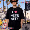 GTA 6 Vice City Collection 2026 Court Culture x Duvin Vice City Postcard Unisex T Shirt