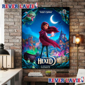 Hexed Movie 2026 New Poster In Theaters November 25 2026 Disney Animation Poster Canvas