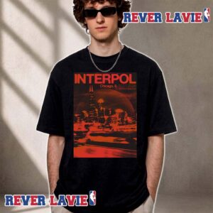Interpol Event Poster At The Salt Shed In Chicago On October 11 2026 Unisex T Shirt