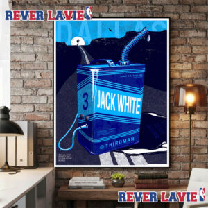 Jack White Dallas Texas Event Poster At The Bomb Factory 2026 On October 7 2026 Live 2026 North American Tour Poster Canvas