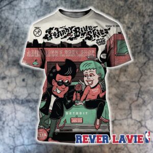 Johnny Blue Skies And The Dark Clouds Concert Poster At Little Caesars Arena In Detroit On October 10 2026 All Over Print Shirt