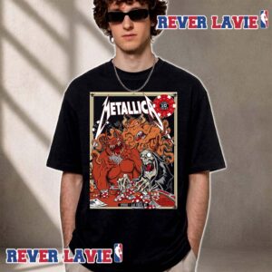 Metallica Life Burns Faster 2026 Event Poster At Sphere In Las Vegas On October 10 2026 Unisex T Shirt