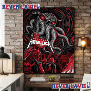 Metallica Life Burns Faster 2026 Event Poster At Sphere Las Vegas NV On October 1 2026 Poster Canvas