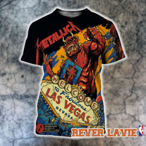 Metallica Life Burns Faster Las Vegas NV Event Poster At Sphere Las Vegas On October 1 3 2026 All Over Print Shirt