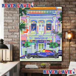 Oracle Red Bull Racing Max Verstappen Sprint Race At Singapore Grand Prix On October 9 11 2026 Poster Canvas