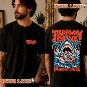 Parkway Drive Hellbound 2026 Merch Tee Hellbound Cruise Jaws T Shirt Two Sided