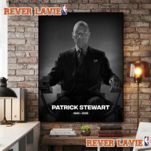 RIP Patrick Stewart Passed Away 1940 2026 X Men And Star Trek Legend Poster Decor