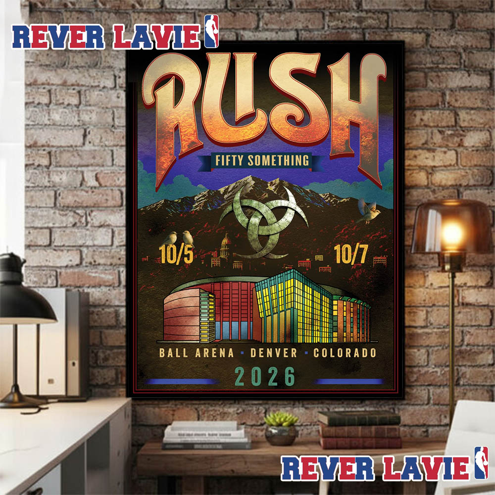 Rush Fifty Something Tour 2026 Event Poster At Ball Arena Denver Colorado October 5 7 2026 Poster Canvas Rush Fifty Something Tour 2026 Event Poster At Ball Arena Denver Colorado October 5 7 2026 Poster Canvas