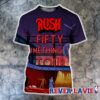 Rush Fifty Something Tour 2026 Event Poster At Climate Pledge Arena In Seattle On October 10 And October 12 2026 All Over Print Shirt