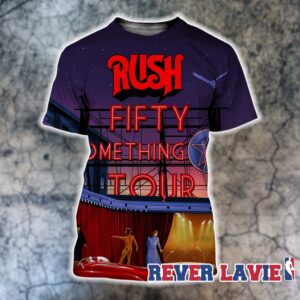 Rush Fifty Something Tour 2026 Event Poster At Climate Pledge Arena In Seattle On October 10 And October 12 2026 All Over Print Shirt