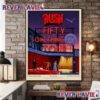 Rush Fifty Something Tour 2026 Event Poster At Climate Pledge Arena In Seattle Washington On October 10 And October 12 2026 Poster Canvas
