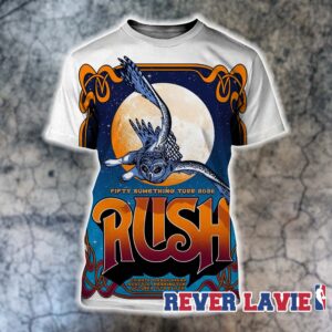 Rush Fifty Something Tour 2026 Event Poster At Climate Pledge Arena In Seattle Washington On October 10 And October 12 2026 All Over Print Shirt