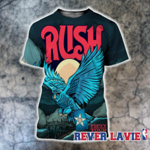 Rush Fifty Something Tour 2026 Event Poster At Toyota Center In Houston Texas On October 1 2026 All Over Print Shirt