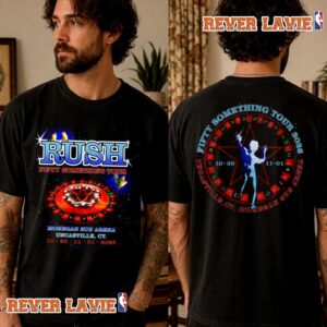 Rush Fifty Something Tour 2026 Uncasville Connecticut Exclusive Tee At Mohegan Sun Arena On October 30 And November 1 2026 T Shirt Two Sided