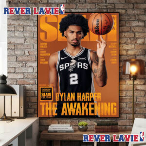SLAM 264 Orange Metal Magazine Dylan Harper The Awakening San Antonio Spurs Poster Canvas