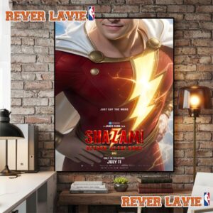 Shazam 3 Return Of The Gods Just Say The Word Only In Theaters July 11 2026 A James Gunn Film Poster Decor