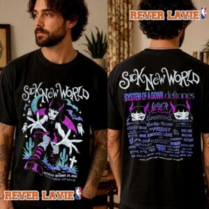 Sick New World Fort Worth Texas 2026 Purple Devil Girl Lineup Tee At Texas Motor Speedway On October 24 2026 Texas T Shirt Two Sided