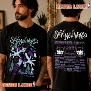 Sick New World Fort Worth Texas 2026 Purple Devil Girl Lineup Tee At Texas Motor Speedway On October 24 2026 Texas T Shirt Two Sided