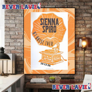 Sienna Spiro My House Tour 2026 Live Concert At Ryman Auditorium In Nashville Tennessee On October 13 2026 Poster Canvas